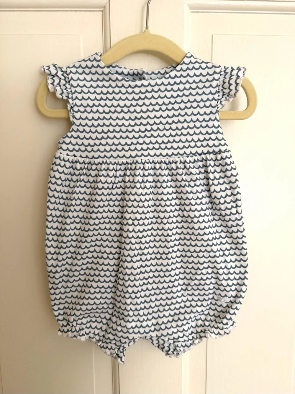 Petite Plume Le Mer Isla Romper Blue and White